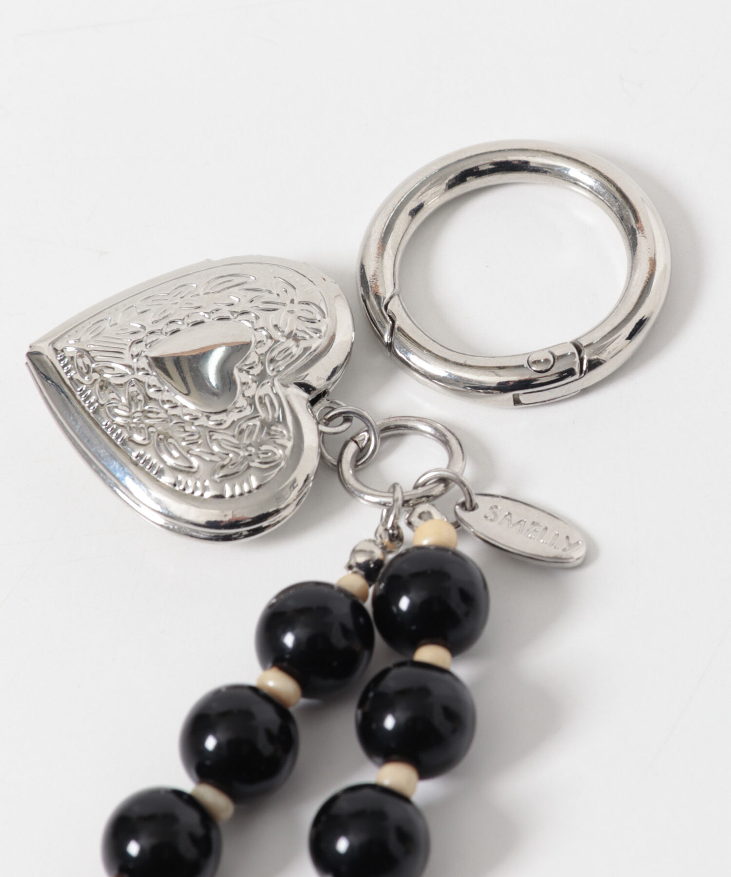 SMELLY「カラーボールハートロケットキーチェーン」|チャーム・キーホルダー|