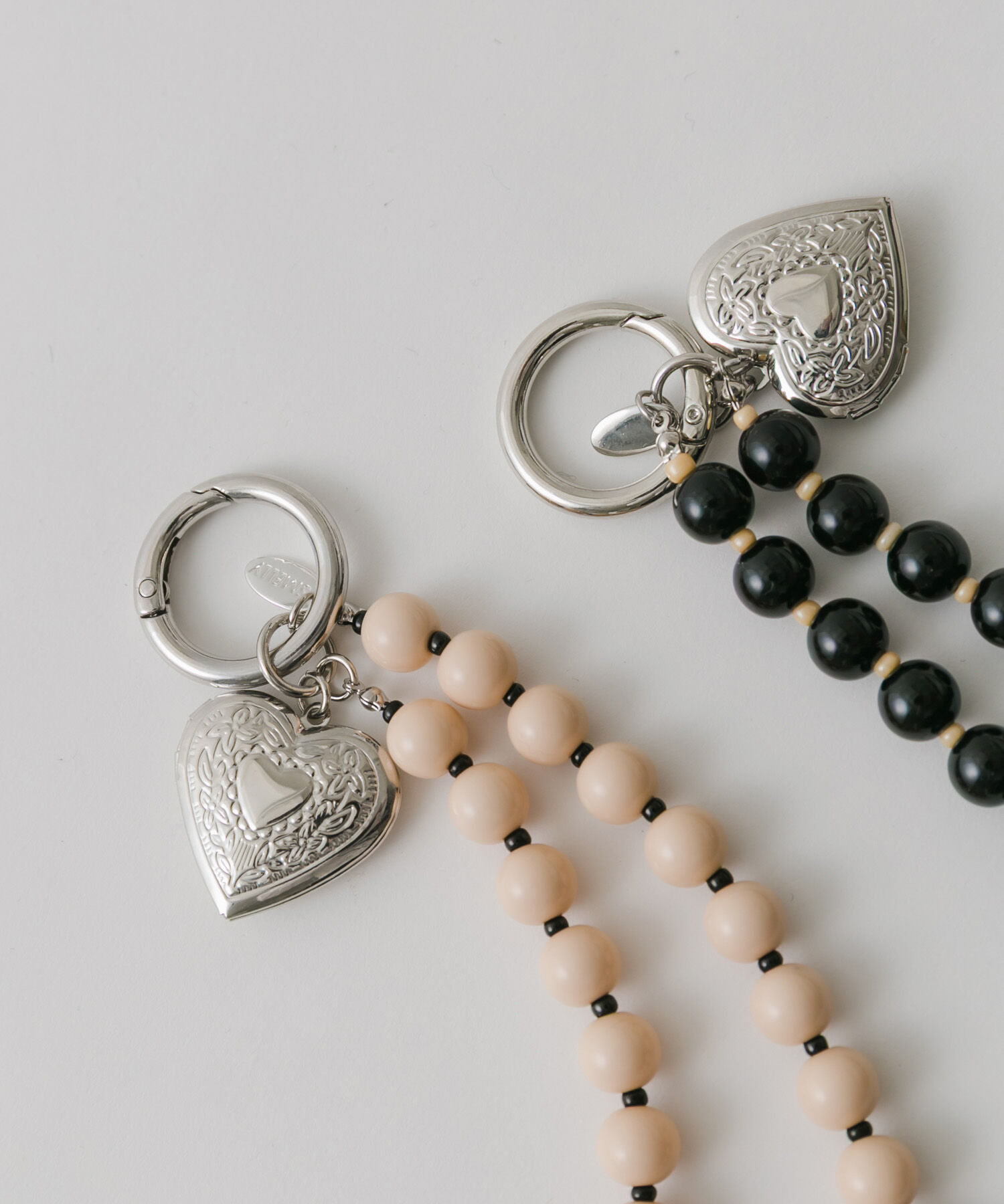 SMELLY「カラーボールハートロケットキーチェーン」|チャーム・キーホルダー|