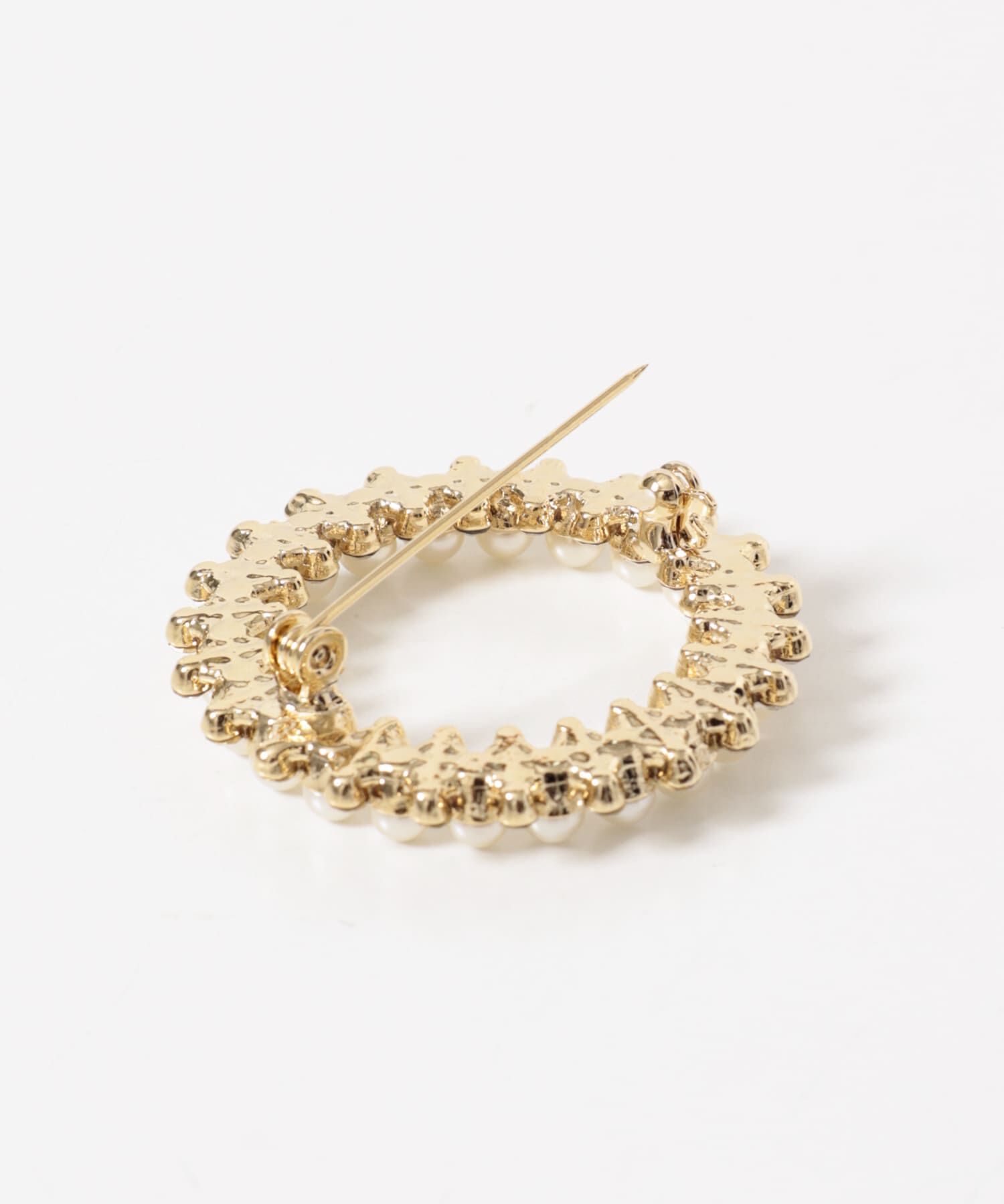 URBAN RESEARCH ROSSO「『WEB限定』パールビジューサークルブローチ」|ブローチ・コサージュ|