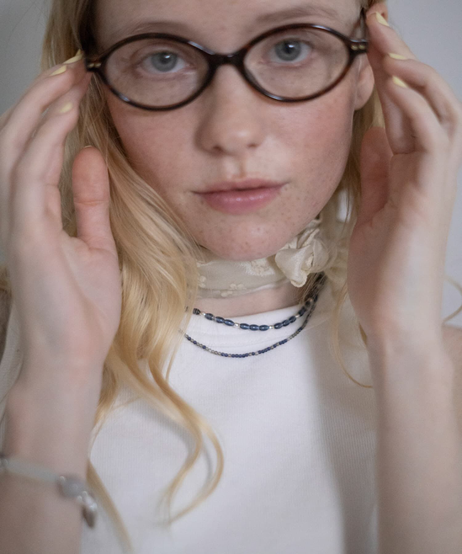 SMELLY「フラワーサンカクスカーフ」|バンダナ・スカーフ|