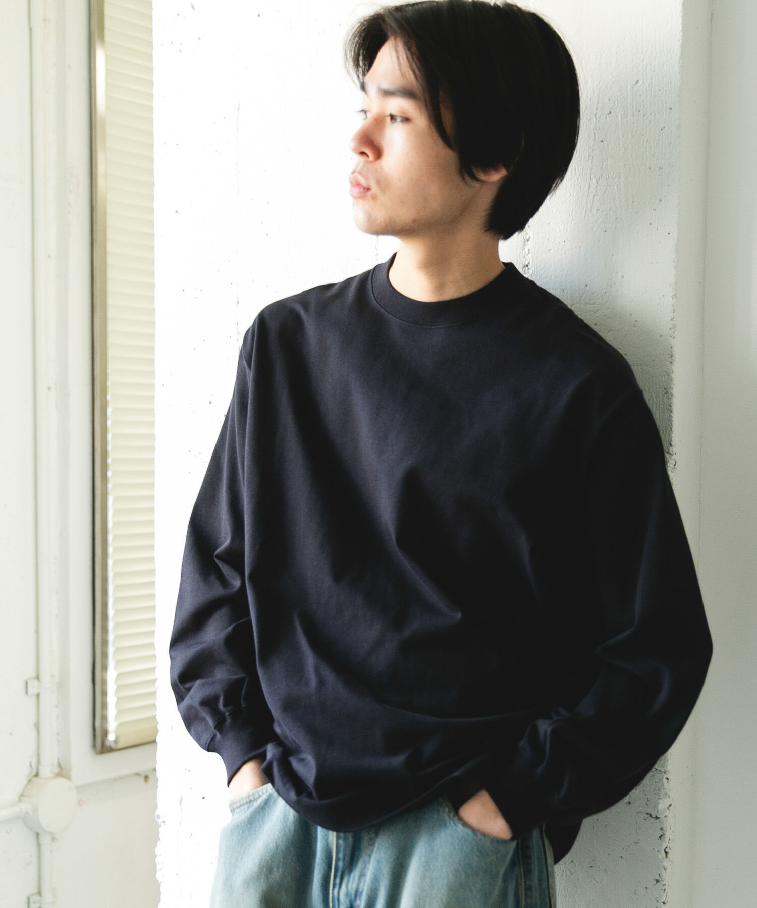 URBAN RESEARCH DOORS「『UR TECH』10.5オンス ヘビーウェイト LONG-SLEEVE T-SHIRTS」|Tシャツ・カットソー|