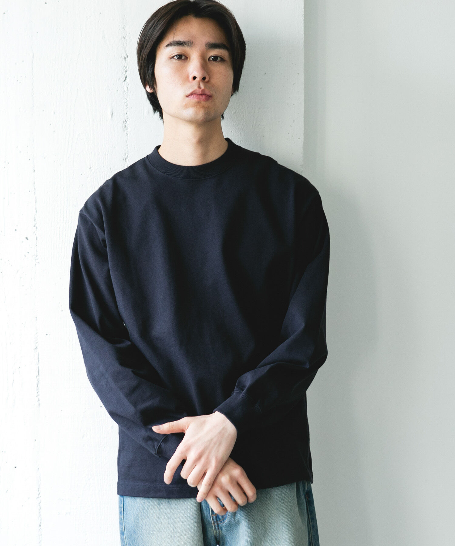 URBAN RESEARCH DOORS「『UR TECH』10.5オンス ヘビーウェイト LONG-SLEEVE T-SHIRTS」|Tシャツ・カットソー|