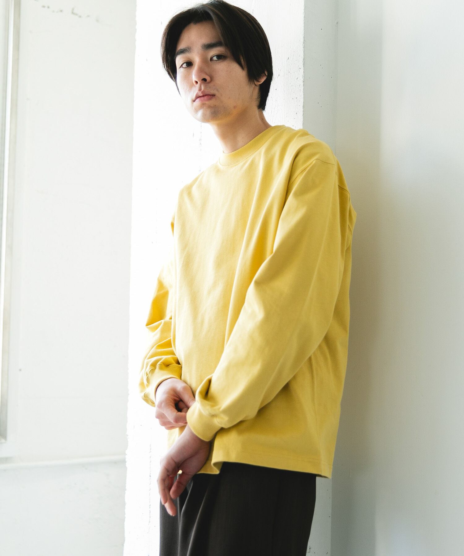 URBAN RESEARCH DOORS「『UR TECH』10.5オンス ヘビーウェイト LONG-SLEEVE T-SHIRTS」|Tシャツ・カットソー|