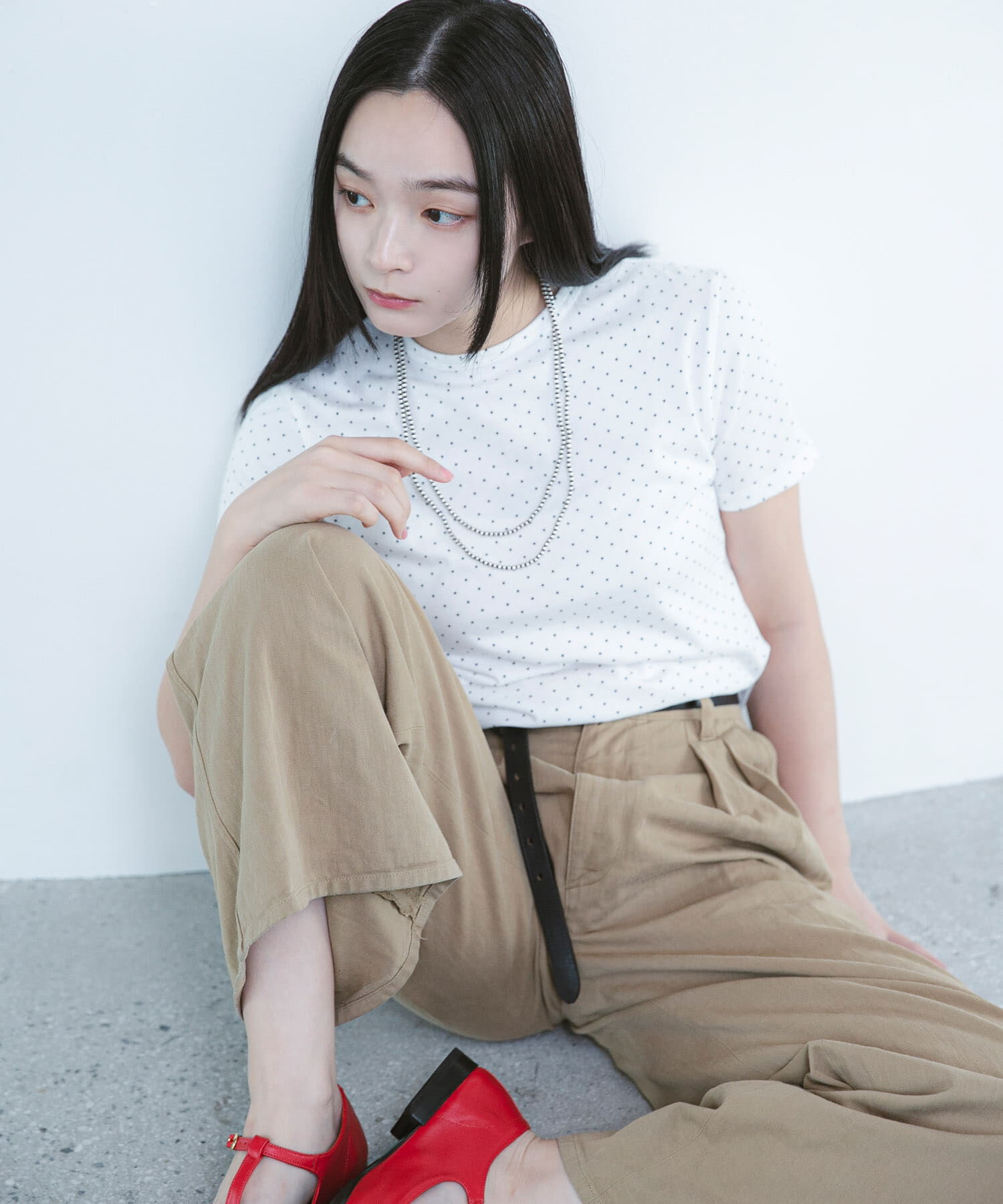 URBAN RESEARCH DOORS「『別注』HANES&times;DOORS　DOT 2P SHORT-SLEEVET-SHIRTS」|Tシャツ・カットソー|