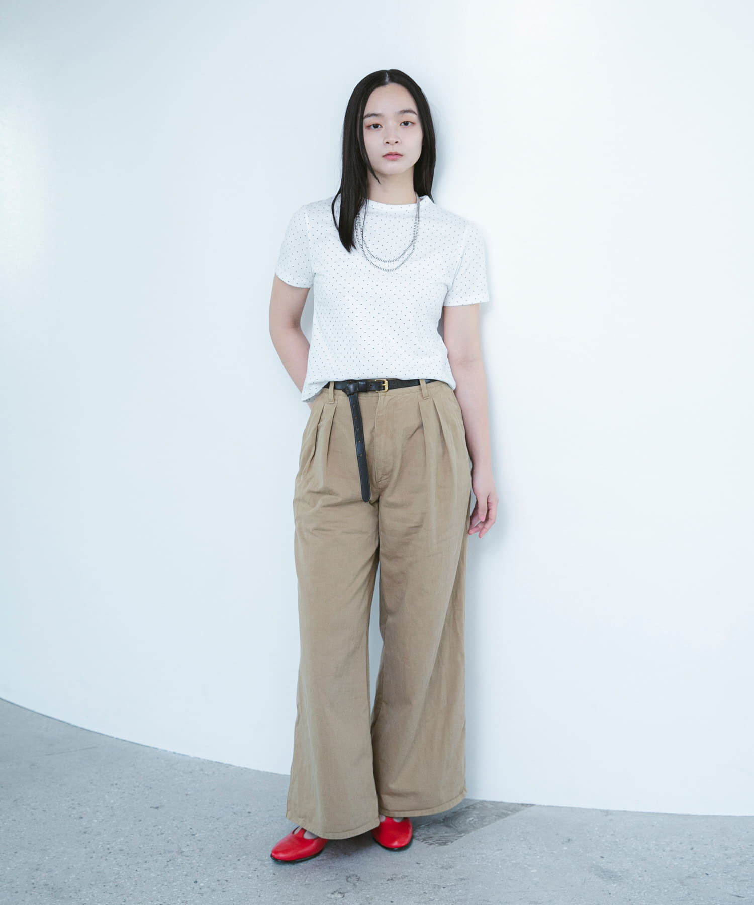 URBAN RESEARCH DOORS「『別注』HANES&times;DOORS　DOT 2P SHORT-SLEEVET-SHIRTS」|Tシャツ・カットソー|