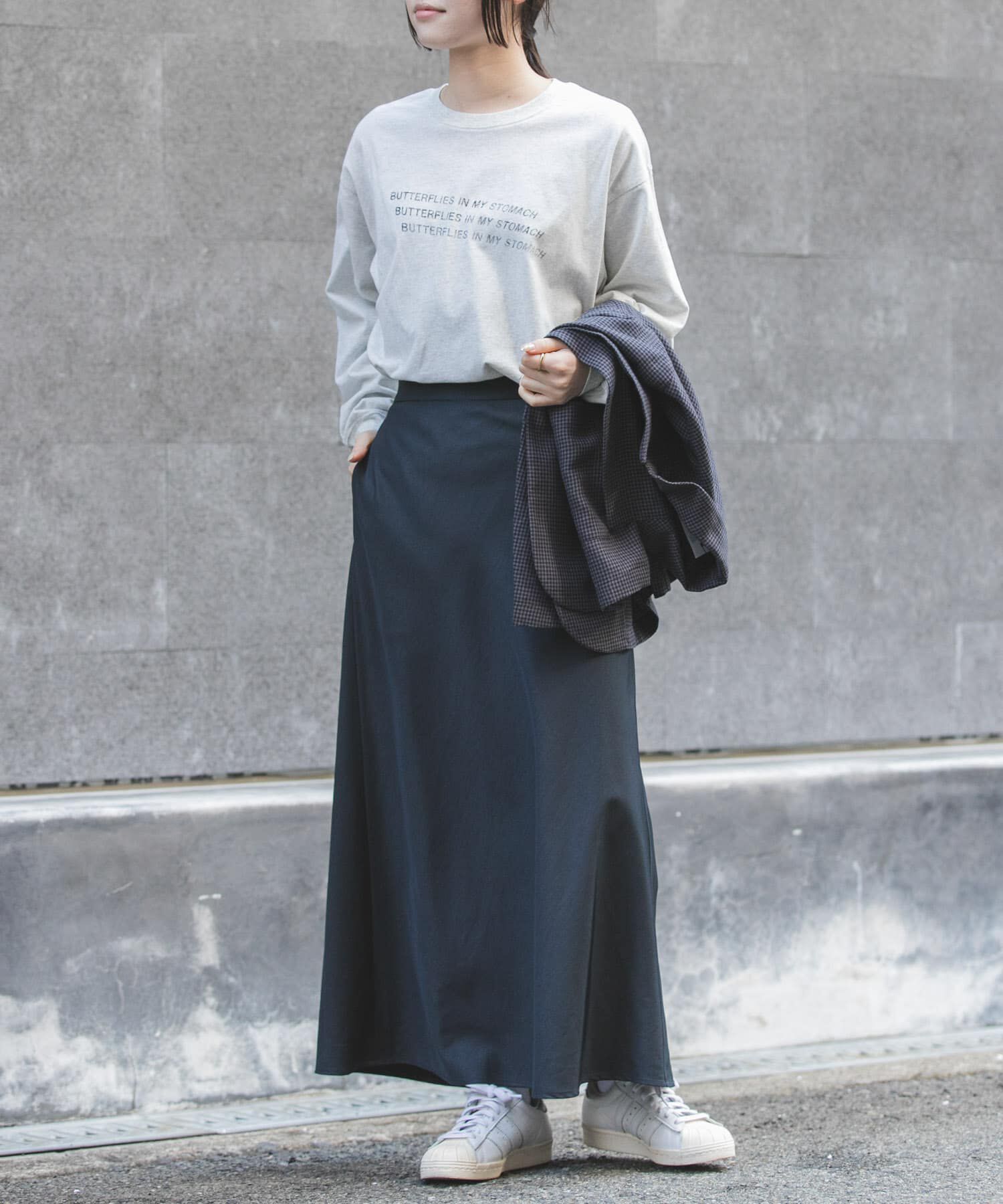 URBAN RESEARCH DOORS「FORK&SPOON　ピグメントプリントロングスリーブTシャツ」|Tシャツ・カットソー|