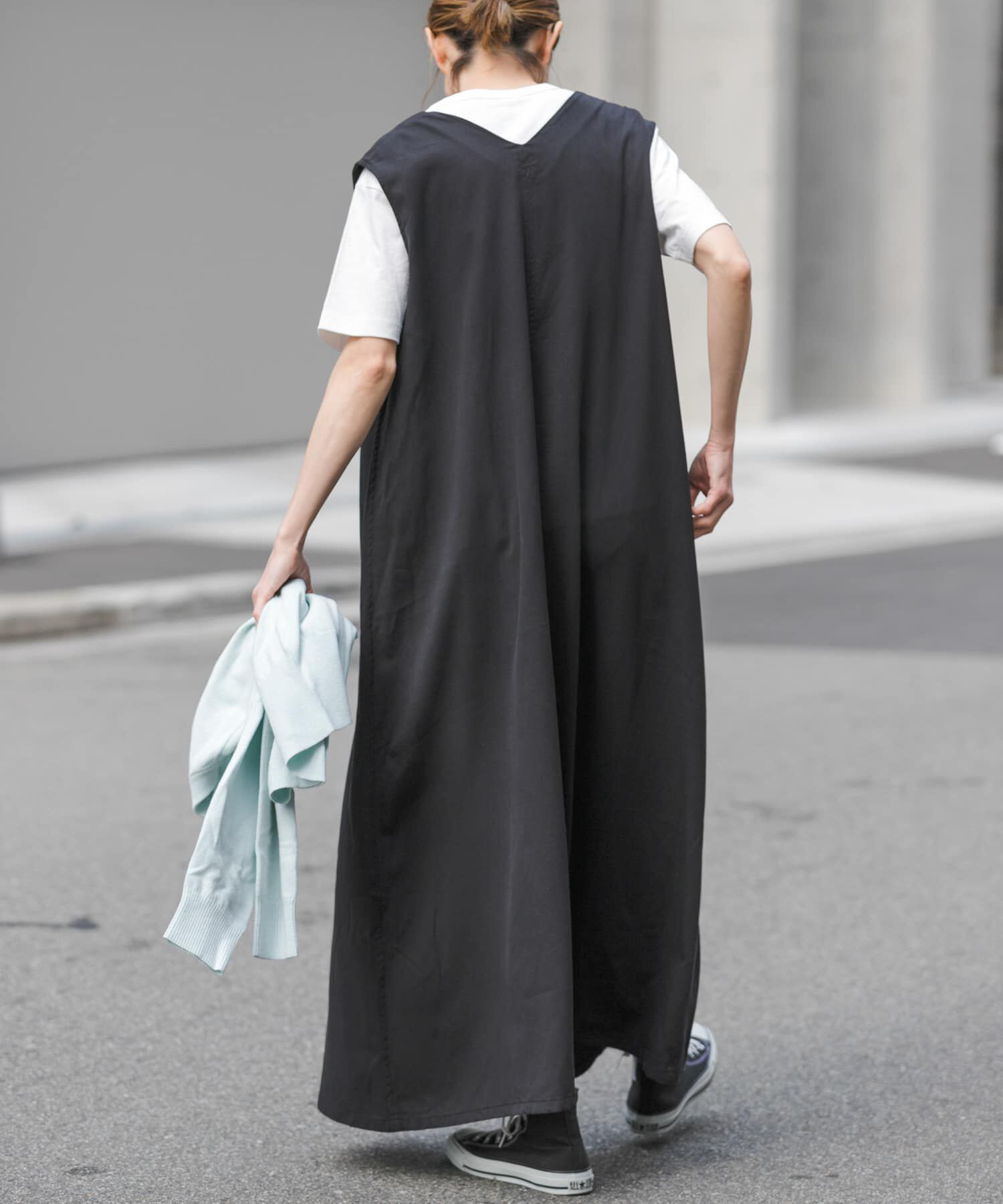 URBAN RESEARCH DOORS「FORK&SPOON　フロントタックフレアワンピース」|ワンピース|