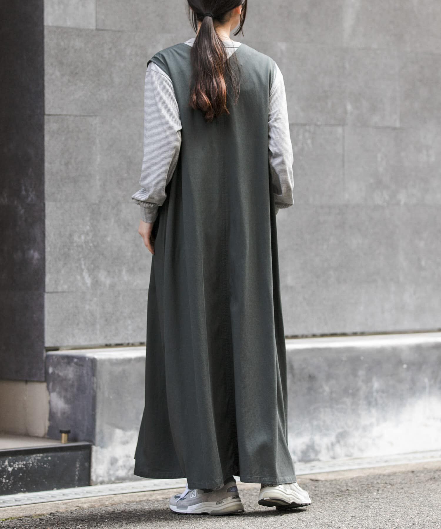 URBAN RESEARCH DOORS「FORK&SPOON　フロントタックフレアワンピース」|ワンピース|