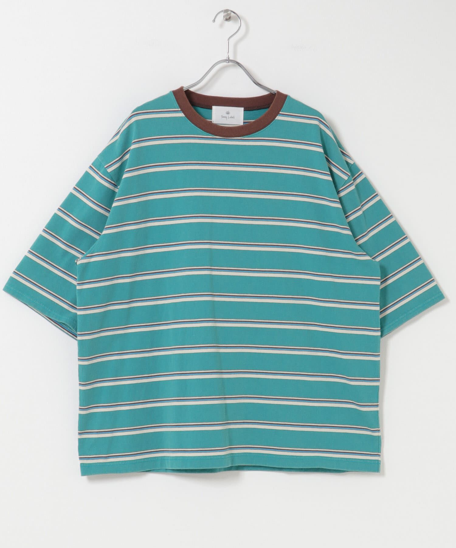 Sonny Label 「マルチボーダーショートスリーブTシャツ」|Tシャツ・カットソー|