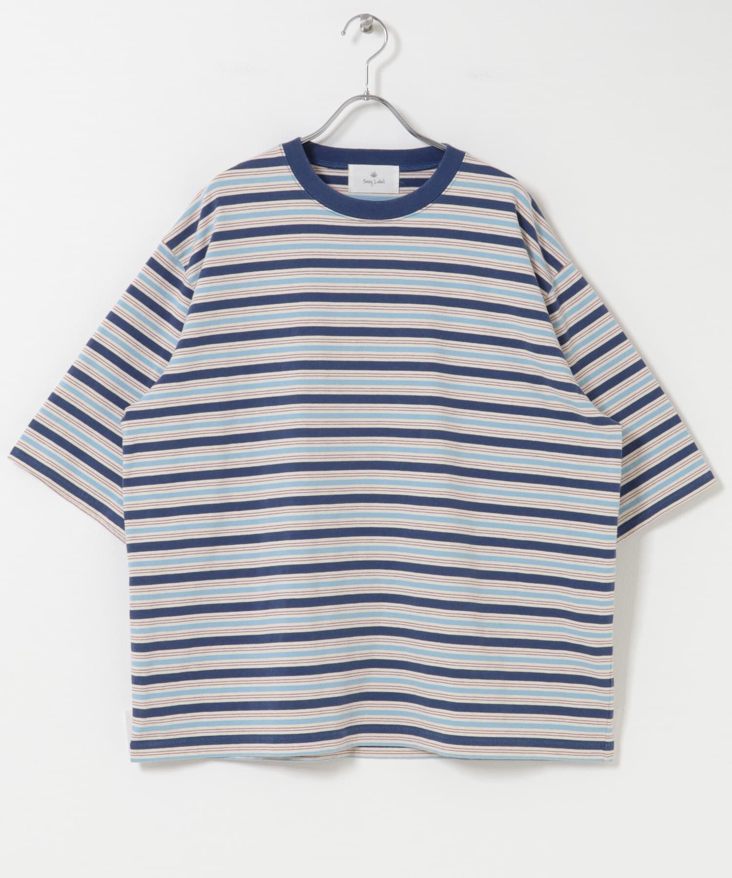 Sonny Label 「マルチボーダーショートスリーブTシャツ」|Tシャツ・カットソー|