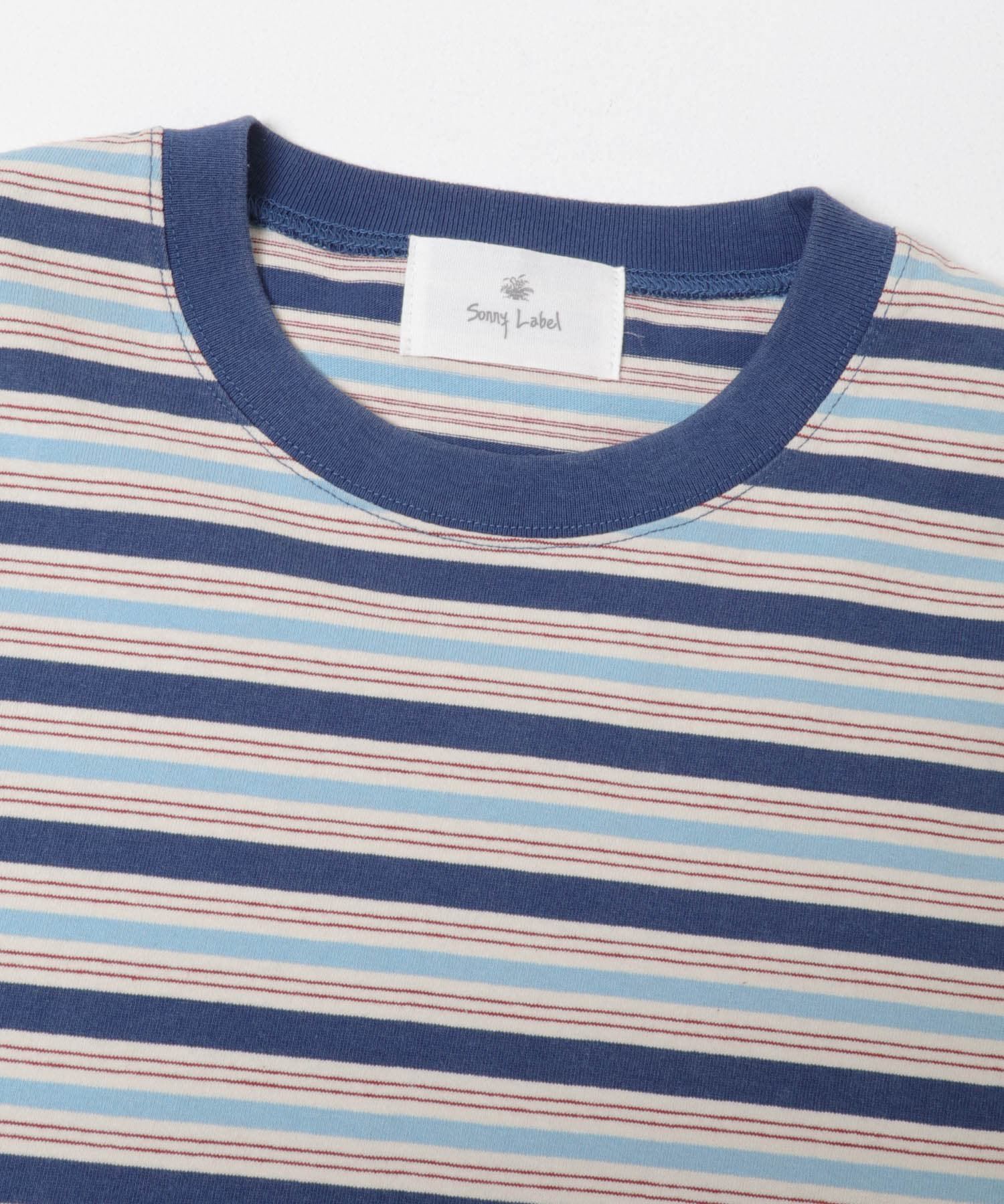 Sonny Label 「マルチボーダーショートスリーブTシャツ」|Tシャツ・カットソー|