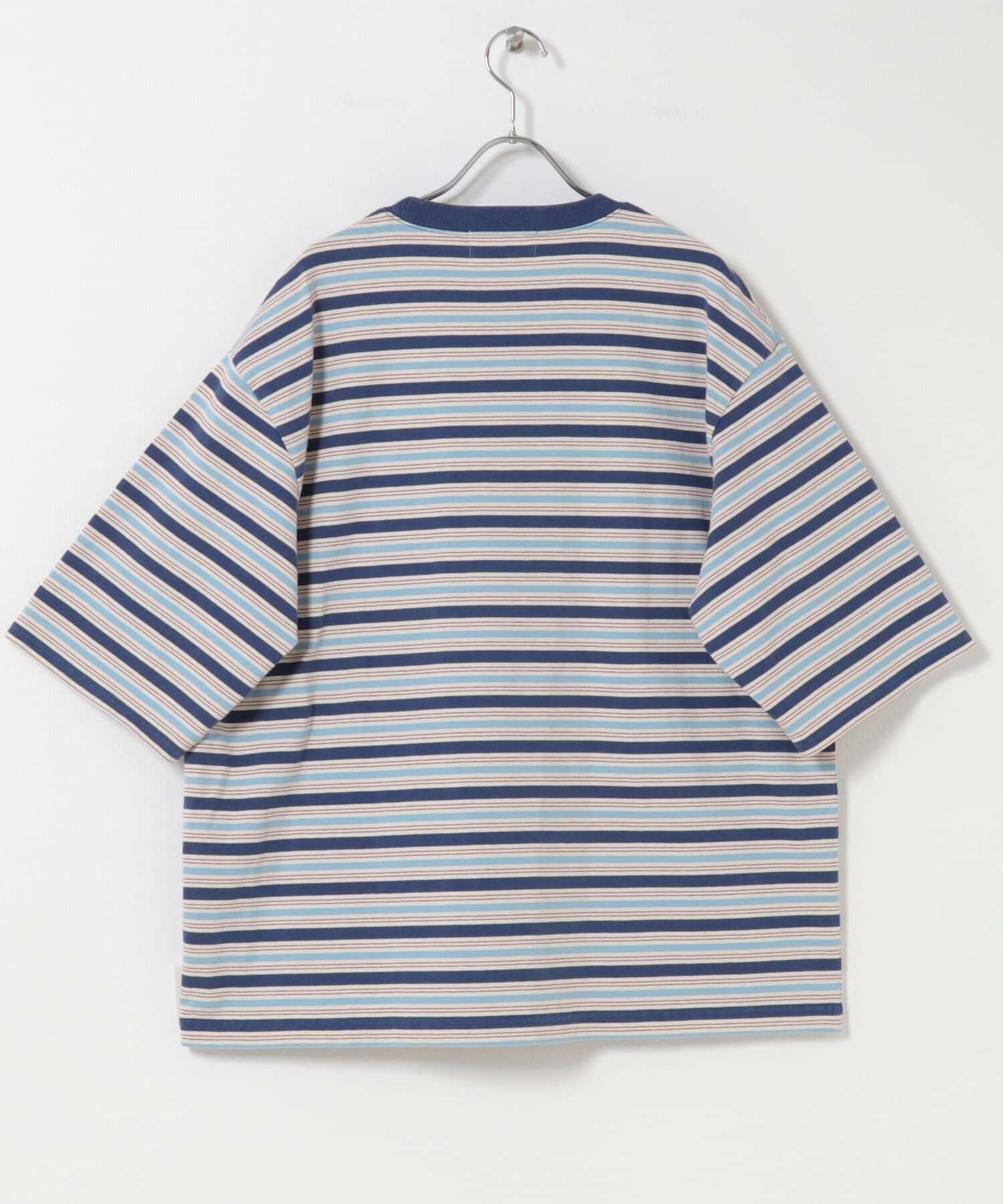 Sonny Label 「マルチボーダーショートスリーブTシャツ」|Tシャツ・カットソー|