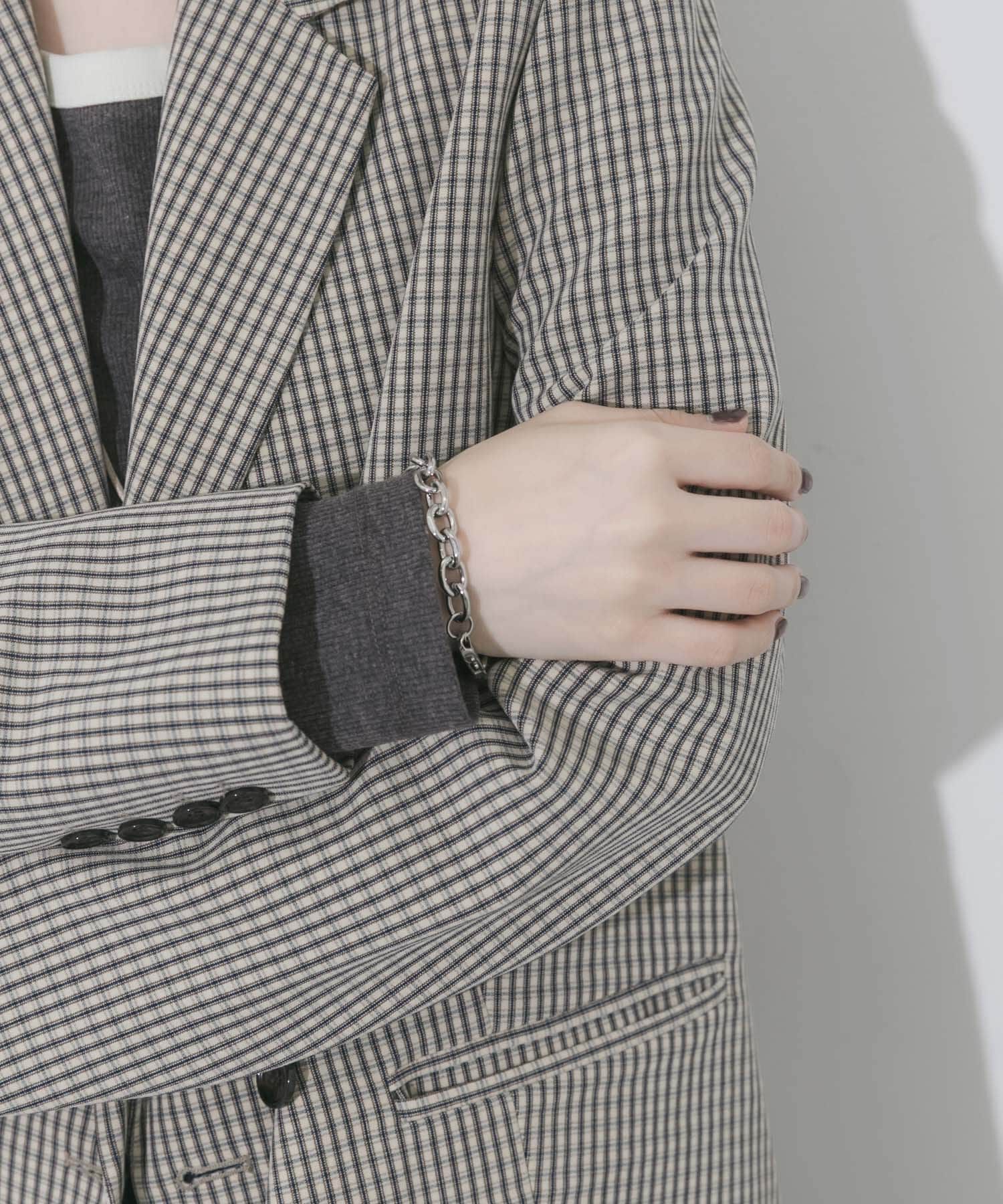 SMELLY「ステンレスボリュームチェーンブレスレット」|ブレスレット・バングル|