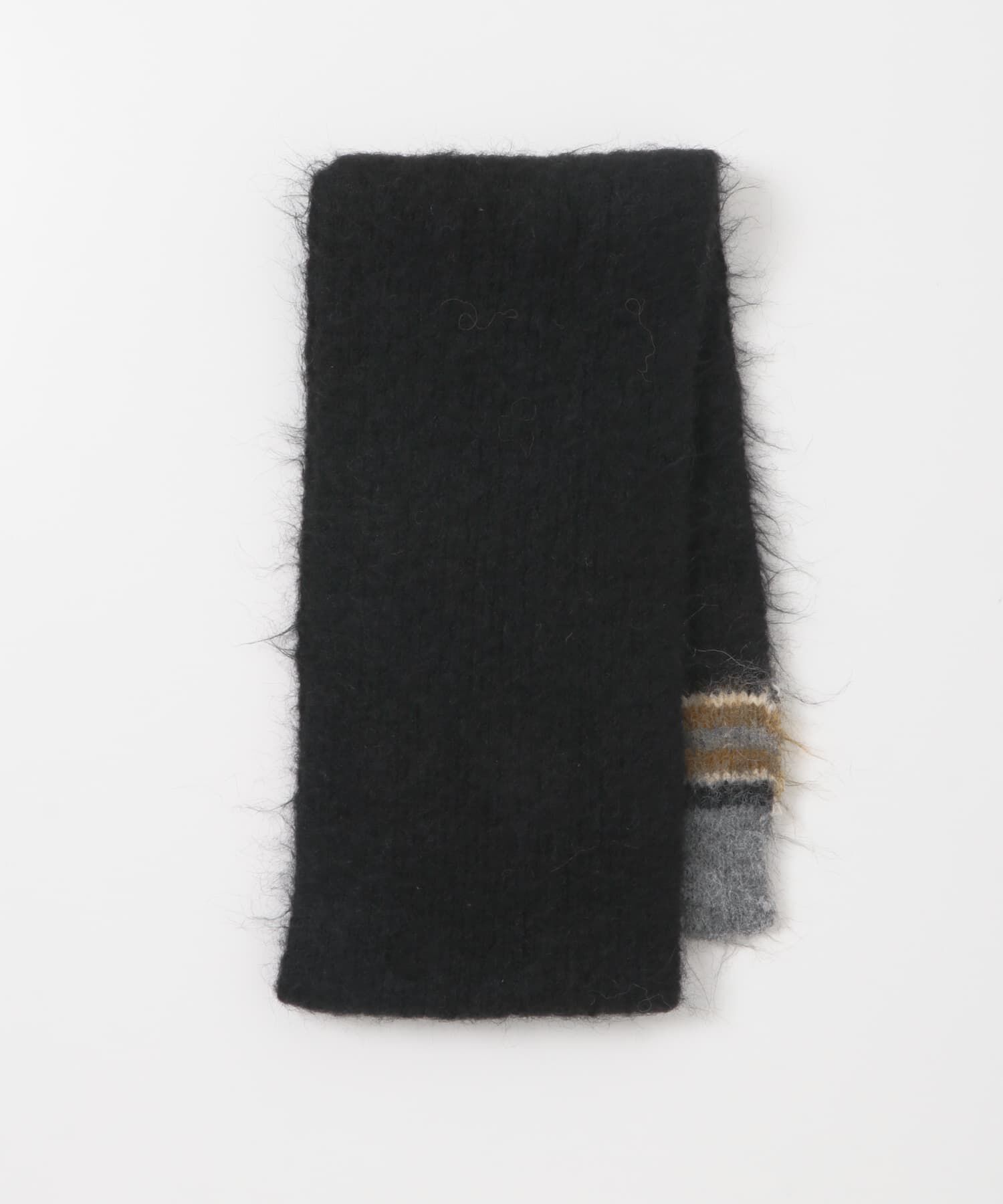  「エンドボーダーデザインマフラー」|マフラー|