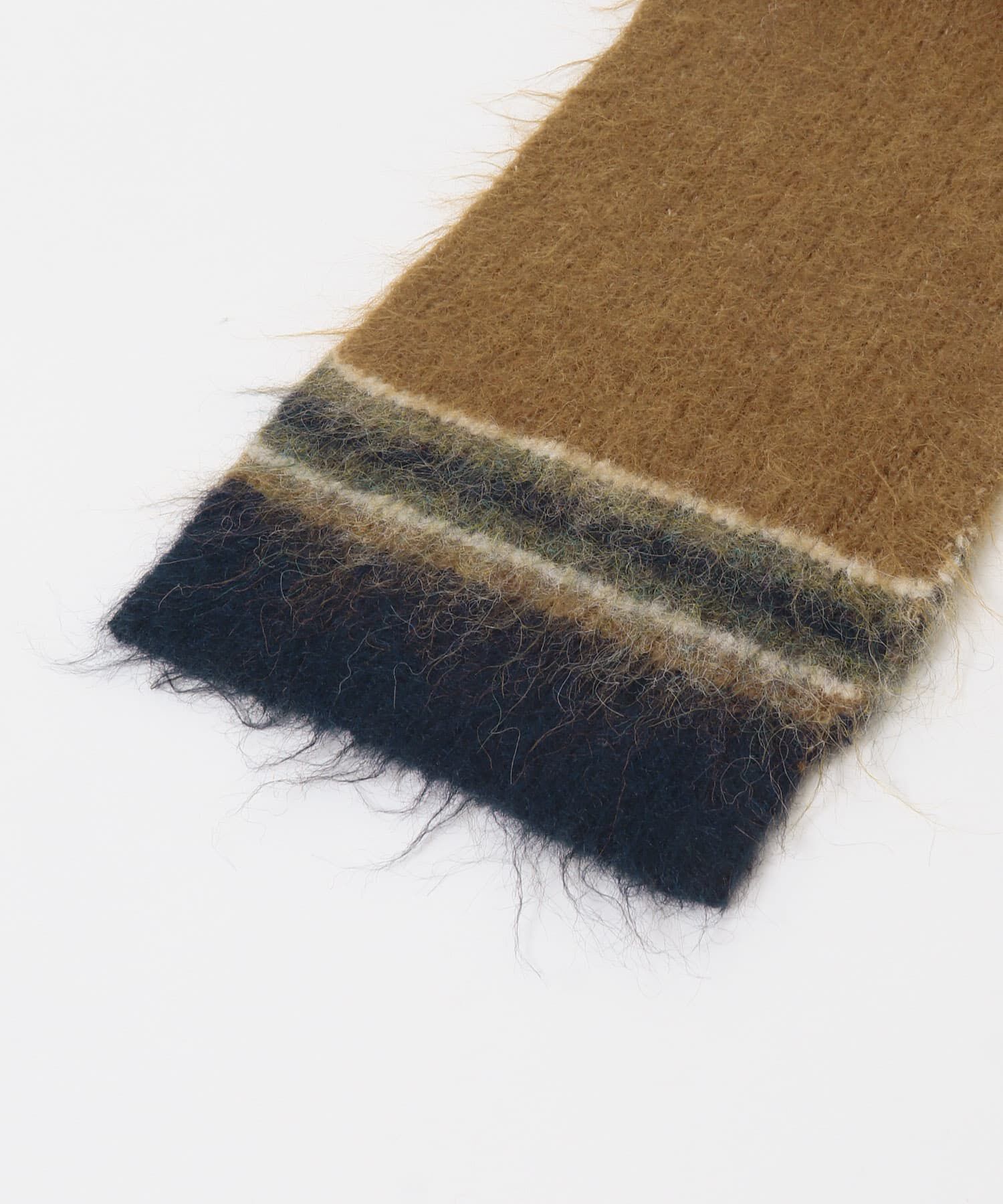  「エンドボーダーデザインマフラー」|マフラー|