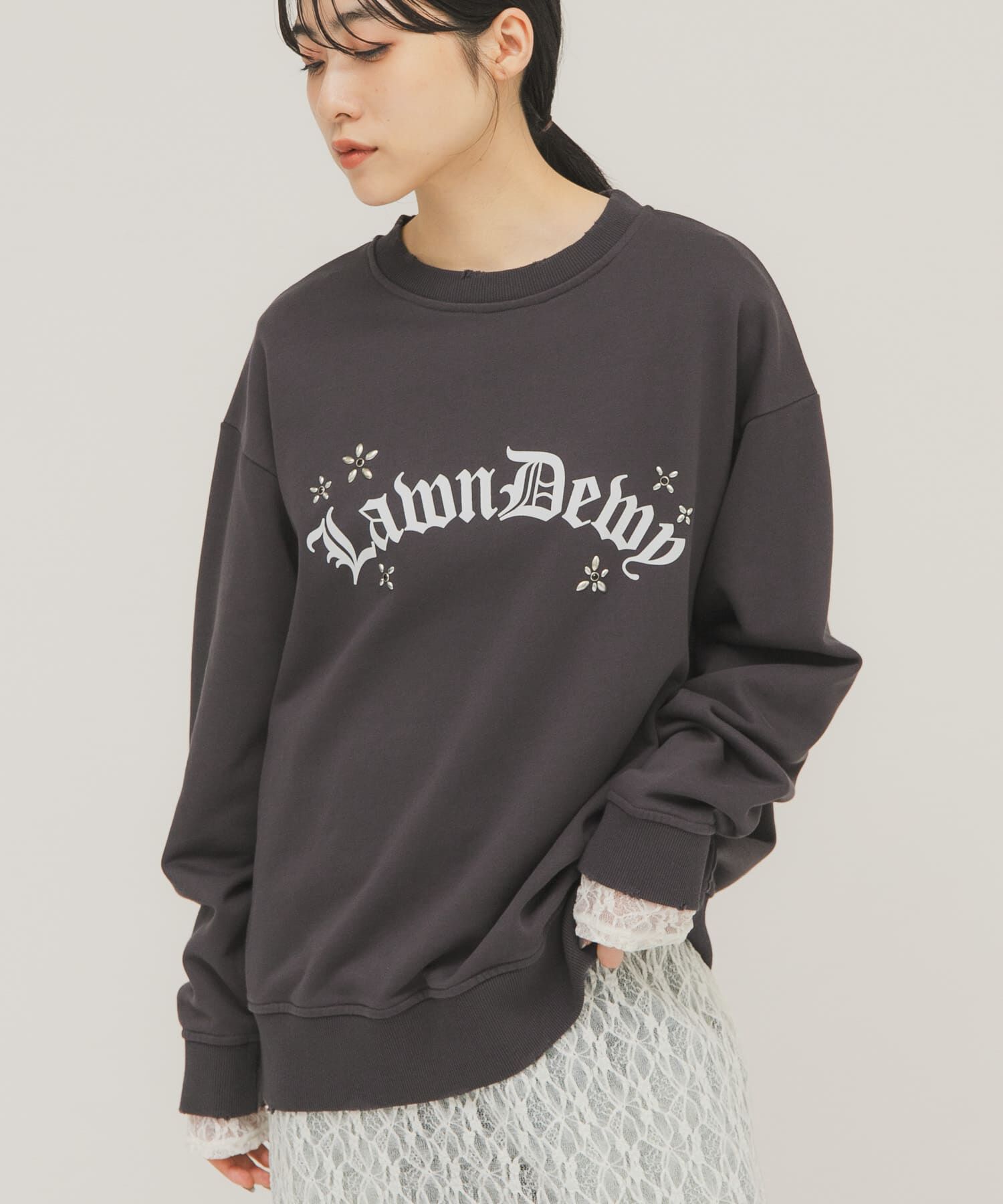  「ルーズスタッズスウェット」|スウェット・ジャージ|