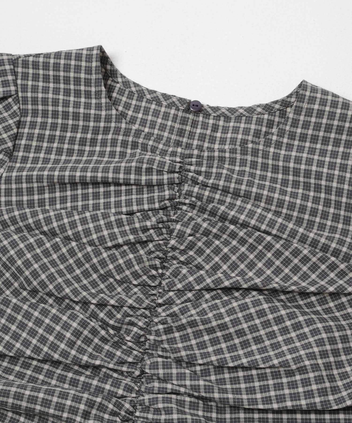  「フロントギャザーコンパクトブラウス」|シャツ・ブラウス|