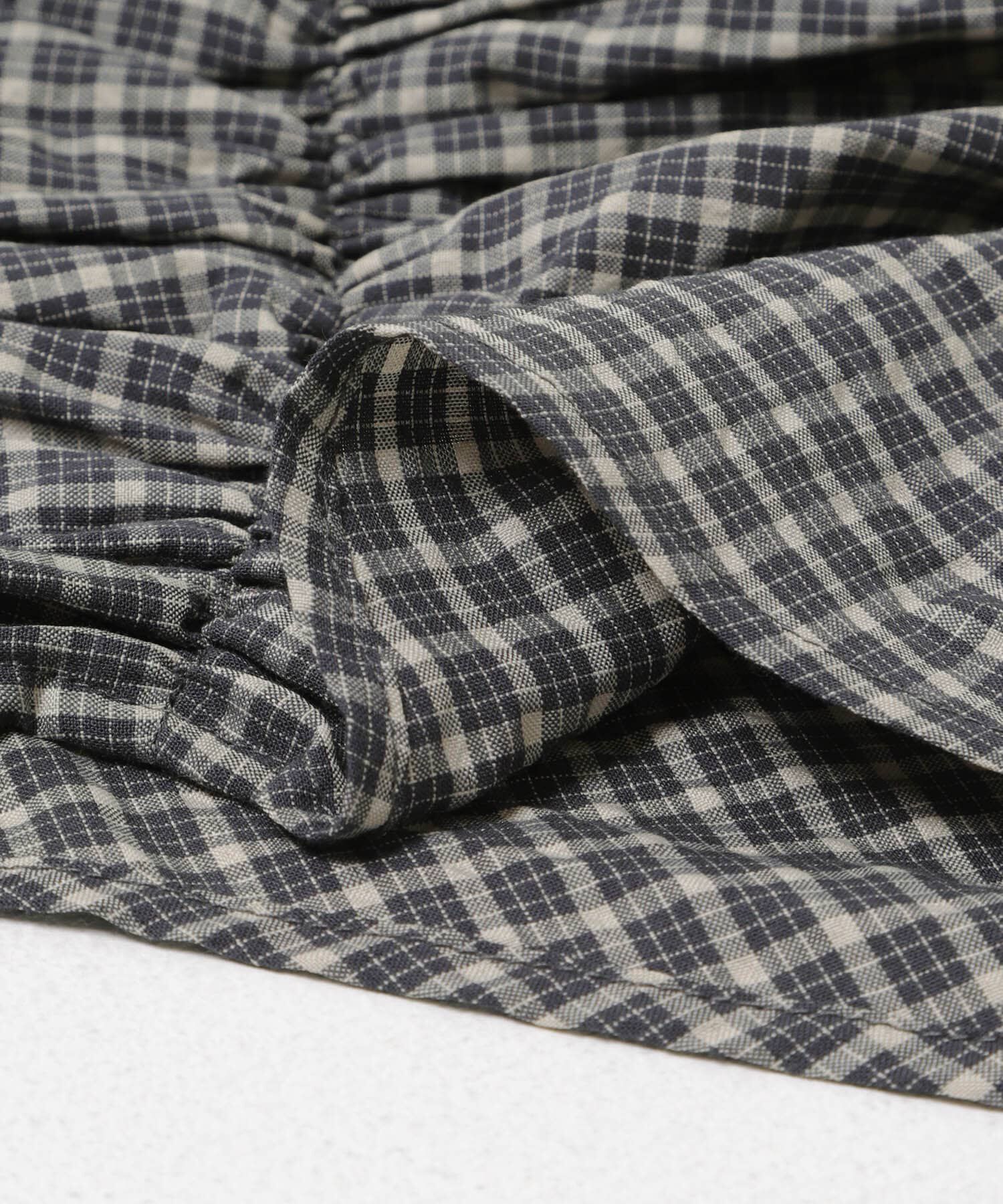  「フロントギャザーコンパクトブラウス」|シャツ・ブラウス|