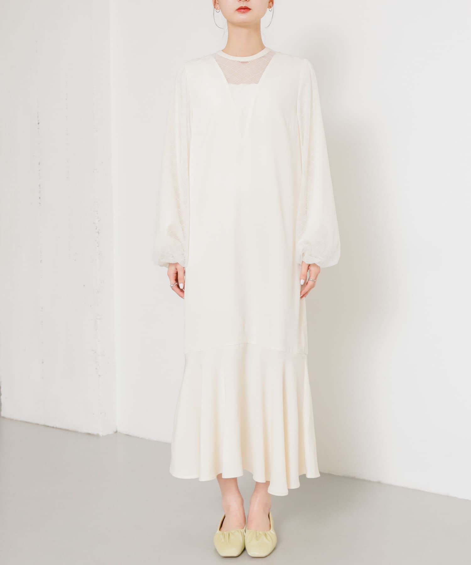 SENSE OF PLACE by URBAN RESEARCH「チェックシアーワンピース」|ワンピース|