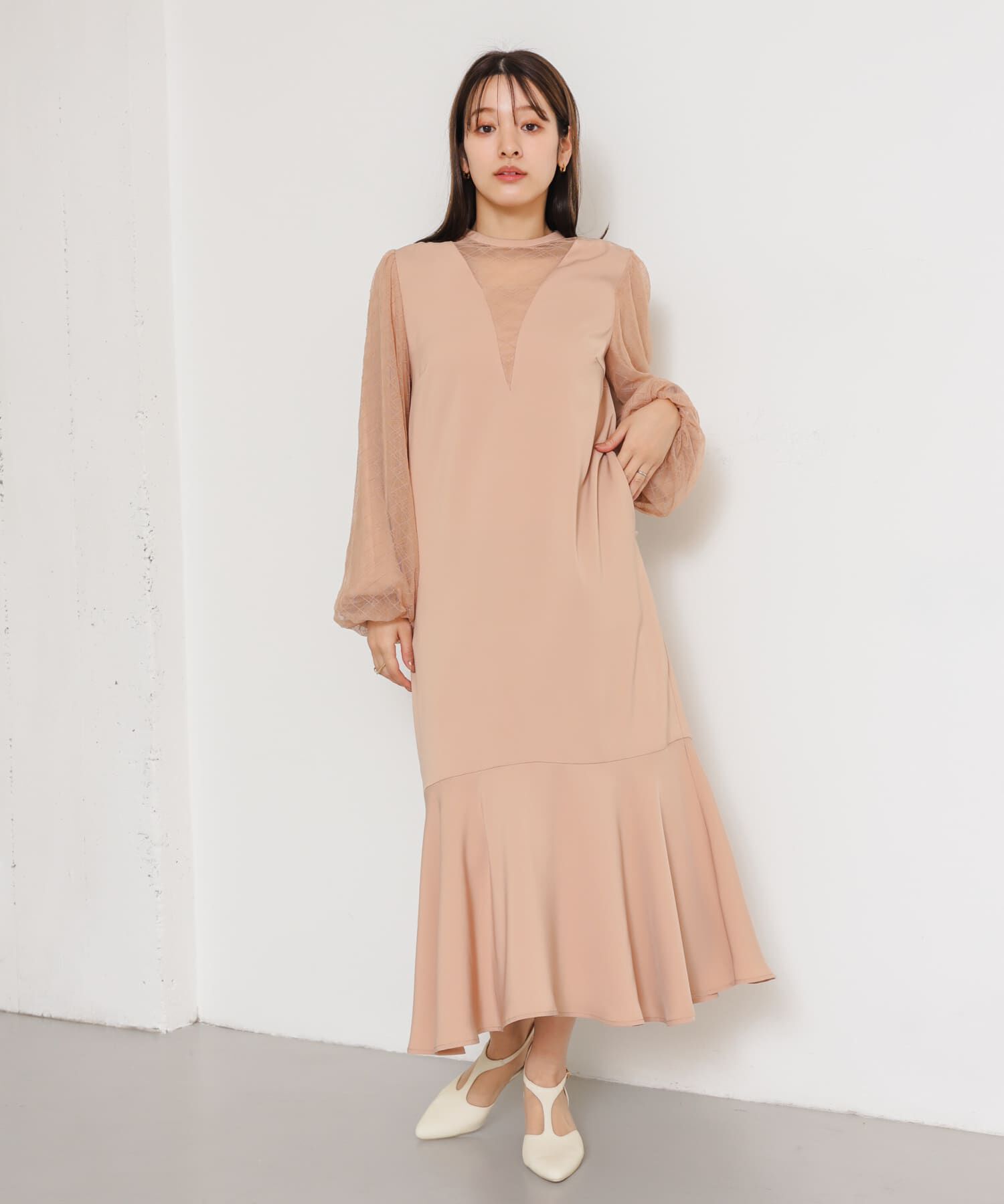 SENSE OF PLACE by URBAN RESEARCH「チェックシアーワンピース」|ワンピース|