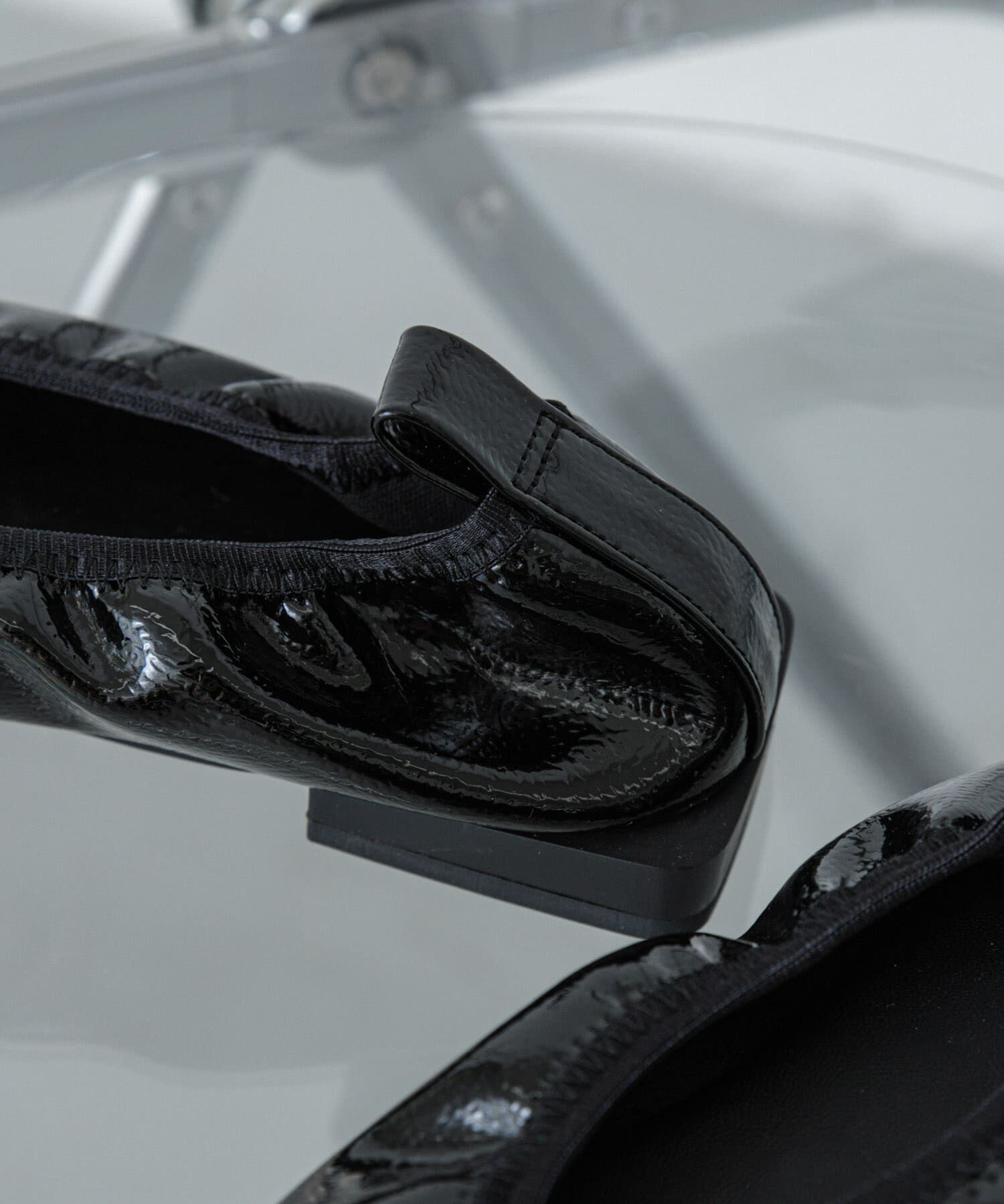 SENSE OF PLACE by URBAN RESEARCH「スクエアトゥフラットシューズ」|バレエシューズ|