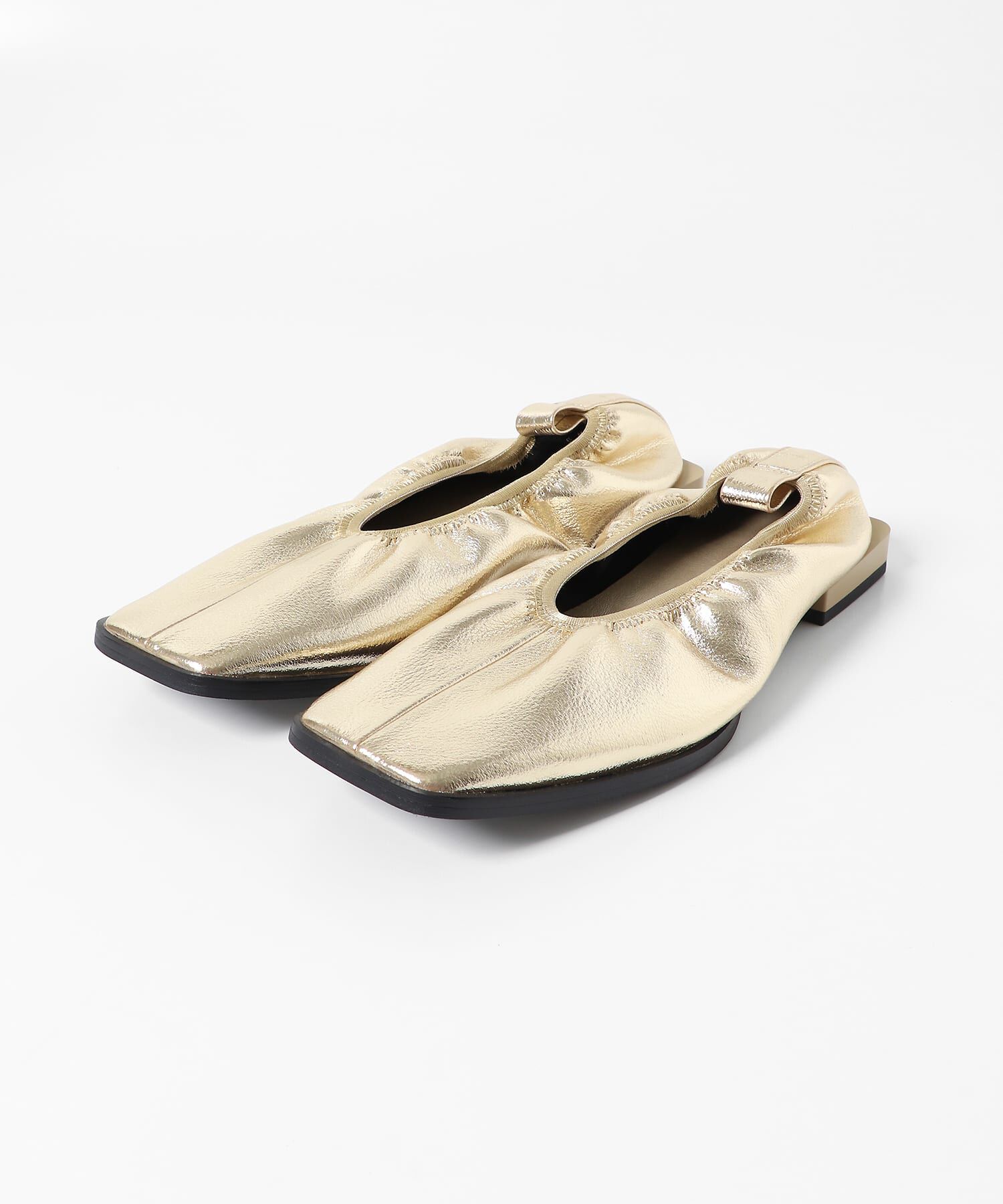 SENSE OF PLACE by URBAN RESEARCH「スクエアトゥフラットシューズ」|バレエシューズ|