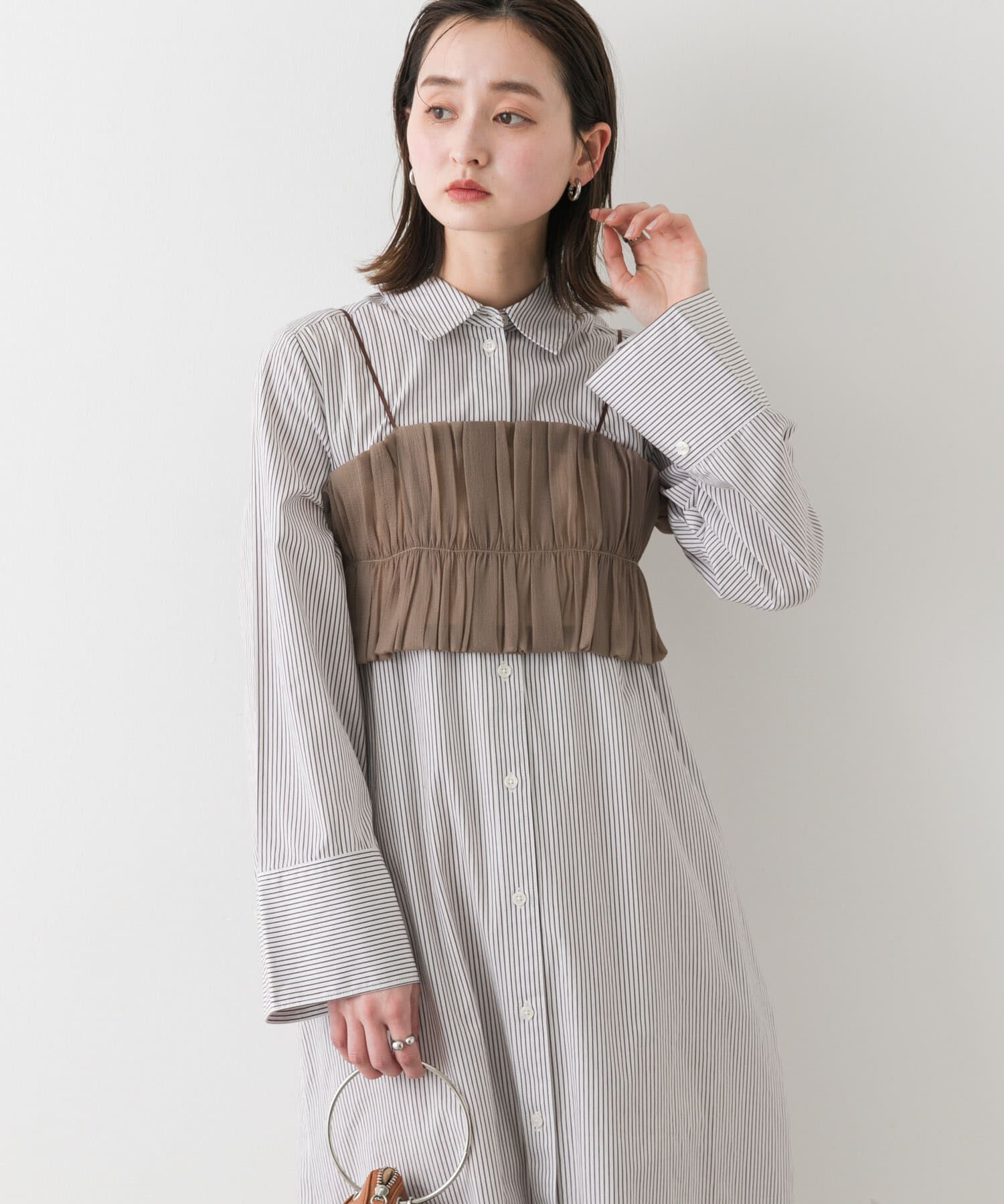 SENSE OF PLACE by URBAN RESEARCH「ビスチェセットワンピース」|ワンピース|