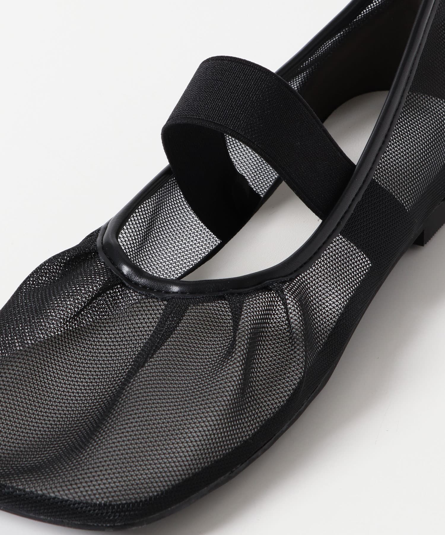 SENSE OF PLACE by URBAN RESEARCH「オブリークトゥメッシュフラットシューズ」|パンプス|