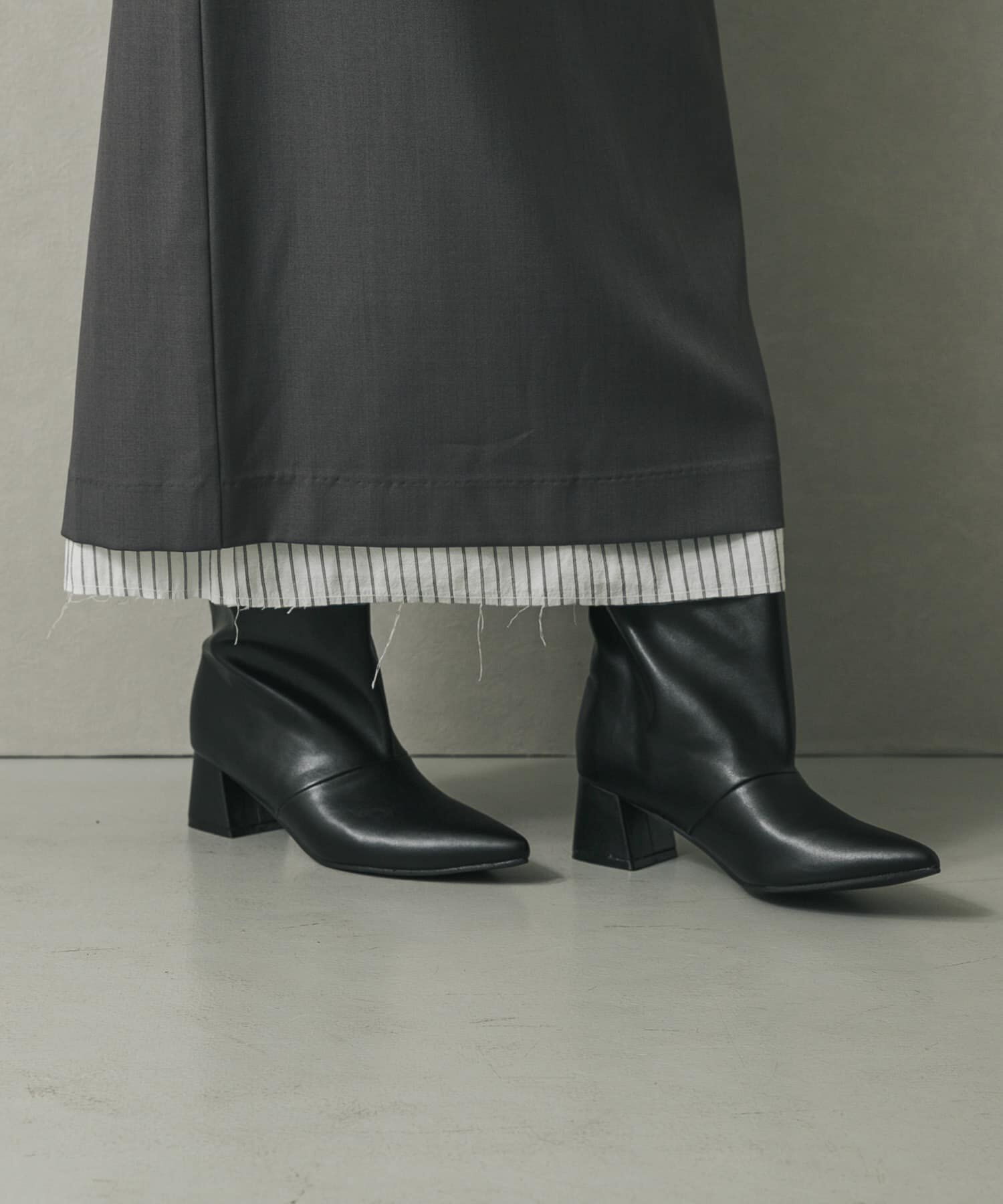 SENSE OF PLACE by URBAN RESEARCH「ワイドシャフトミドルブーツ」|ショートブーツ|