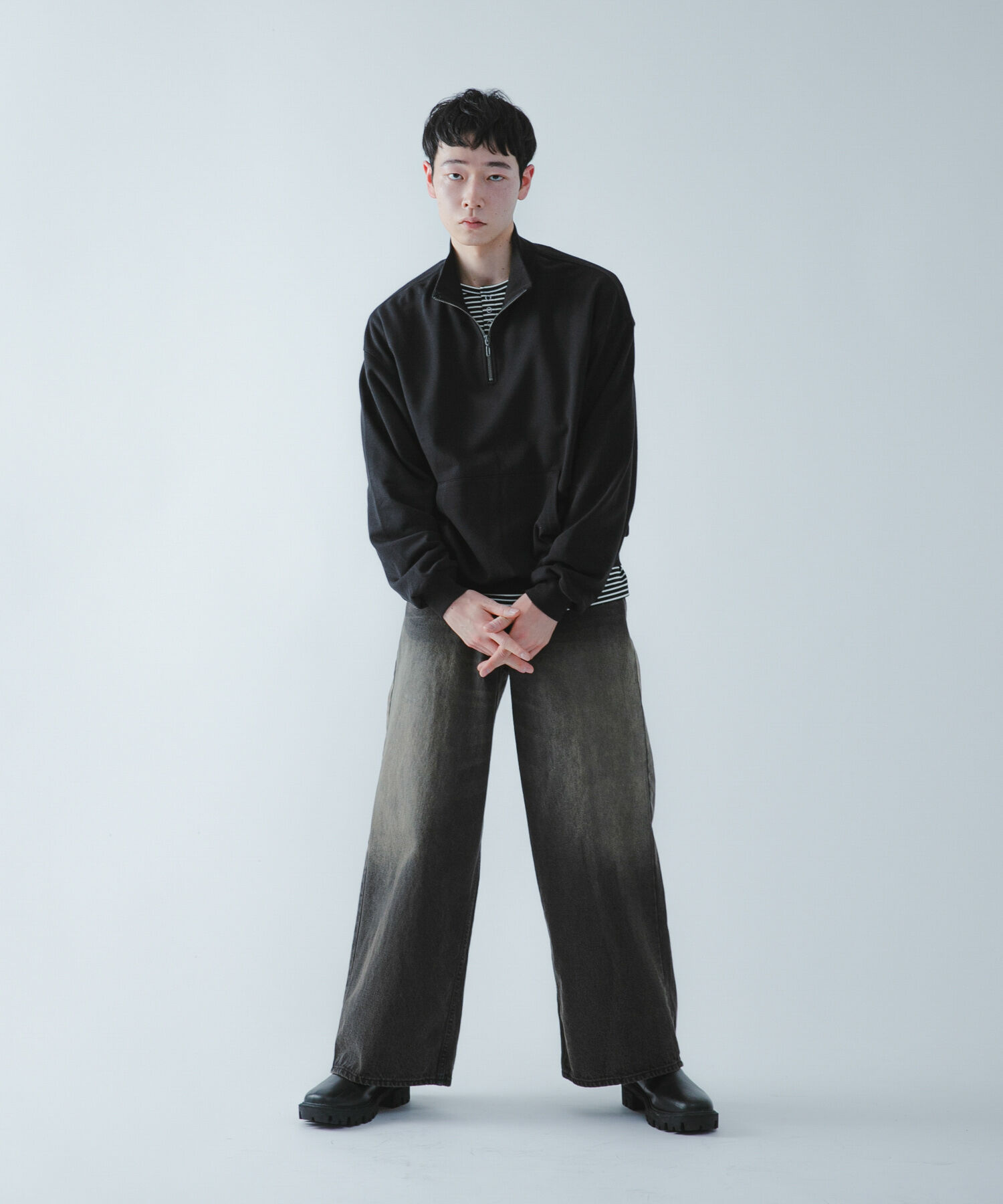 SENSE OF PLACE by URBAN RESEARCH「『洗濯可/撥水/防花粉』SKIN Proofハーフジップスウェット」|スウェット・ジャージ|