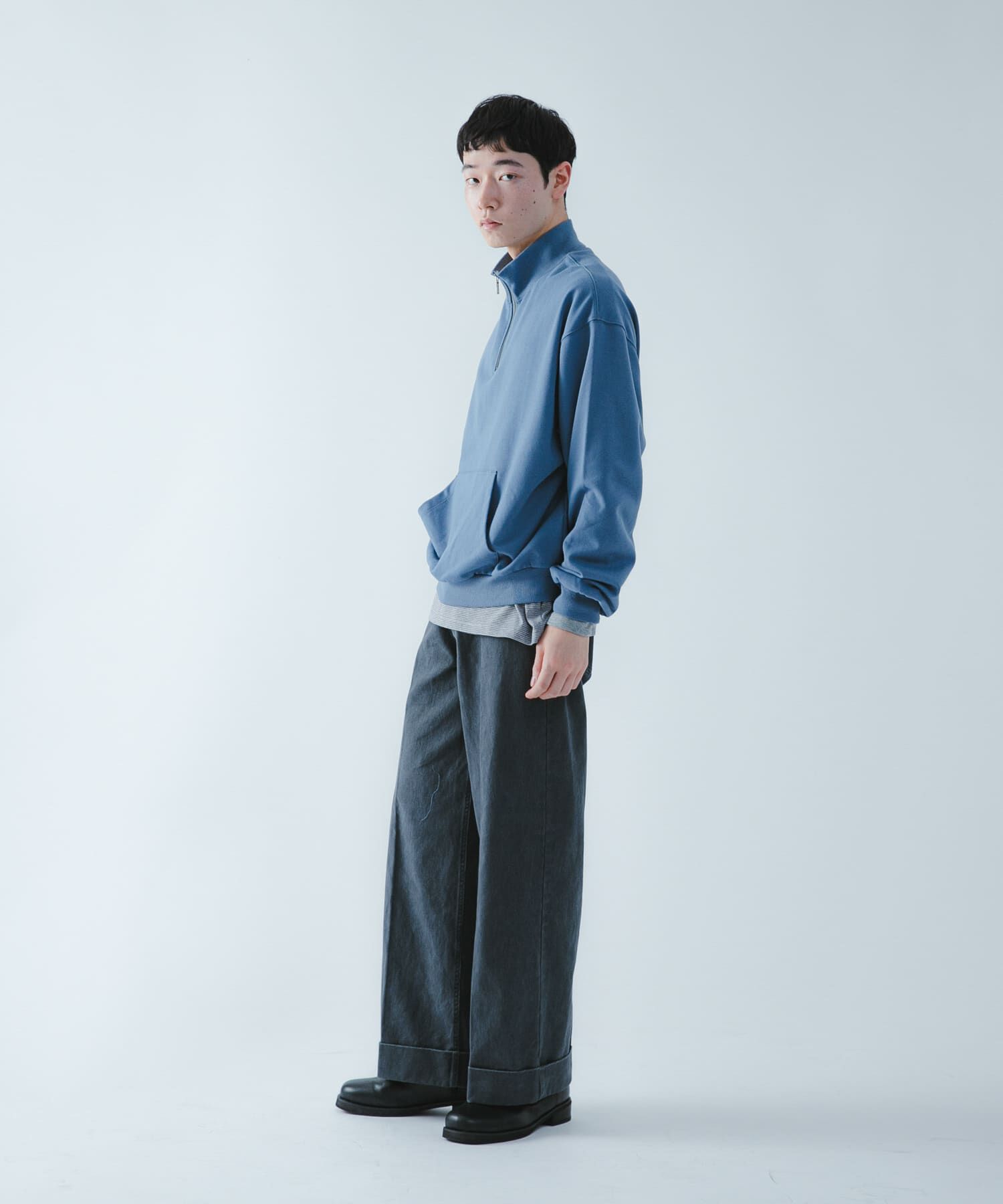 SENSE OF PLACE by URBAN RESEARCH「『洗濯可/撥水/防花粉』SKIN Proofハーフジップスウェット」|スウェット・ジャージ|