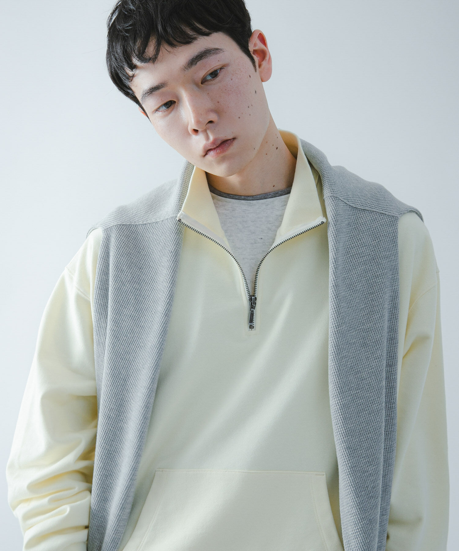 SENSE OF PLACE by URBAN RESEARCH「『洗濯可/撥水/防花粉』SKIN Proofハーフジップスウェット」|スウェット・ジャージ|