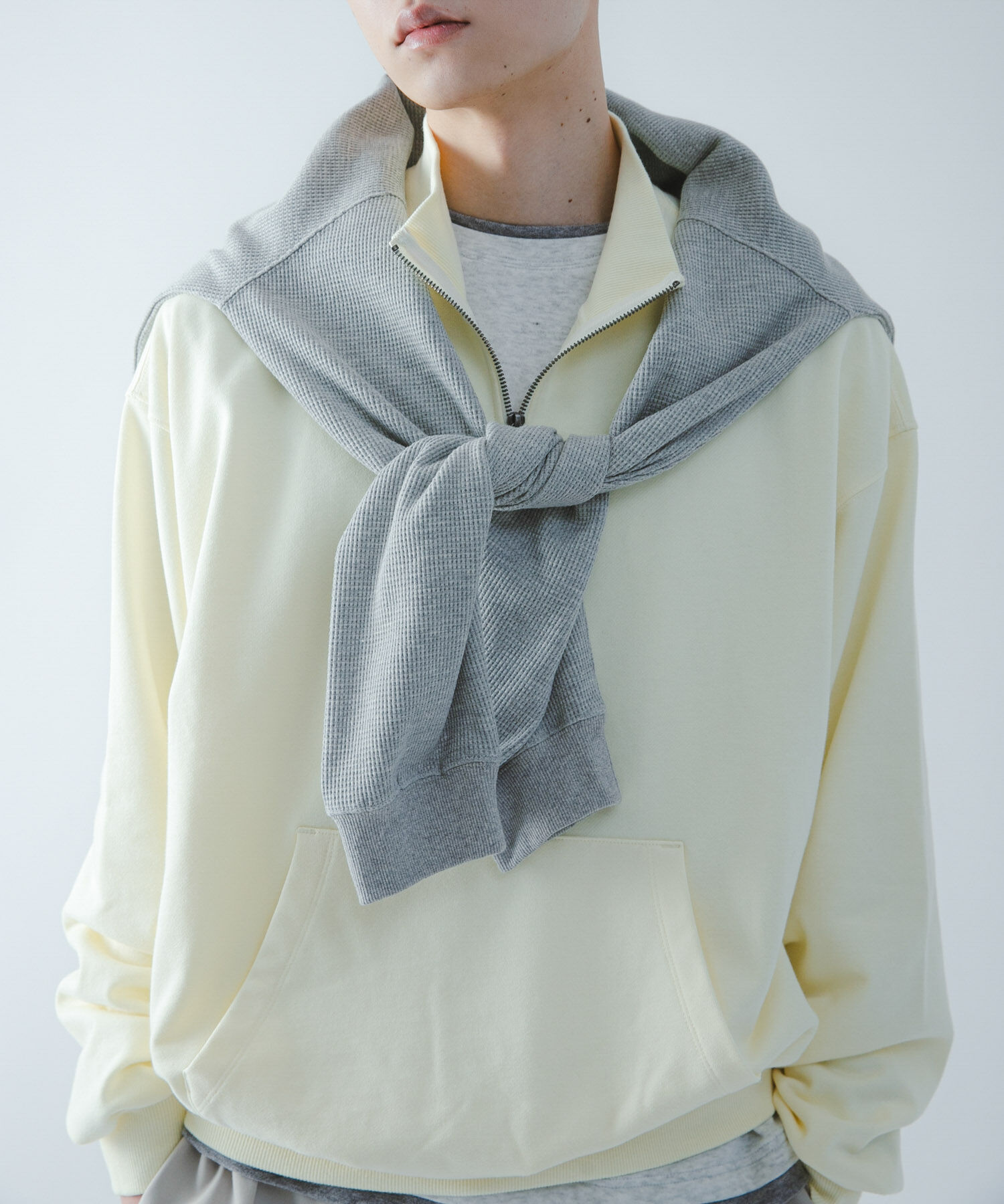 SENSE OF PLACE by URBAN RESEARCH「『洗濯可/撥水/防花粉』SKIN Proofハーフジップスウェット」|スウェット・ジャージ|