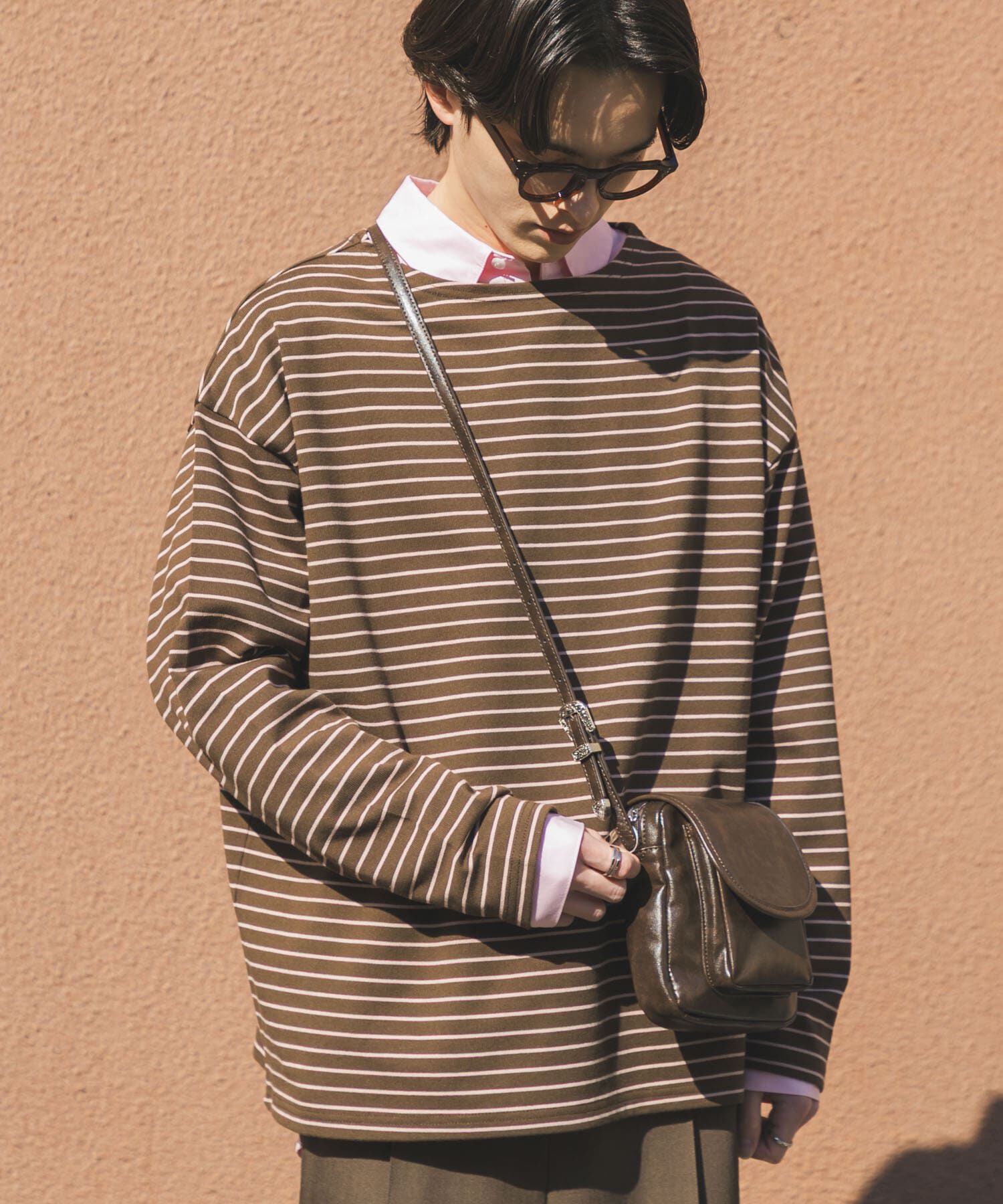 SENSE OF PLACE by URBAN RESEARCH「エクストラルーズバスクシャツ」|Tシャツ・カットソー|