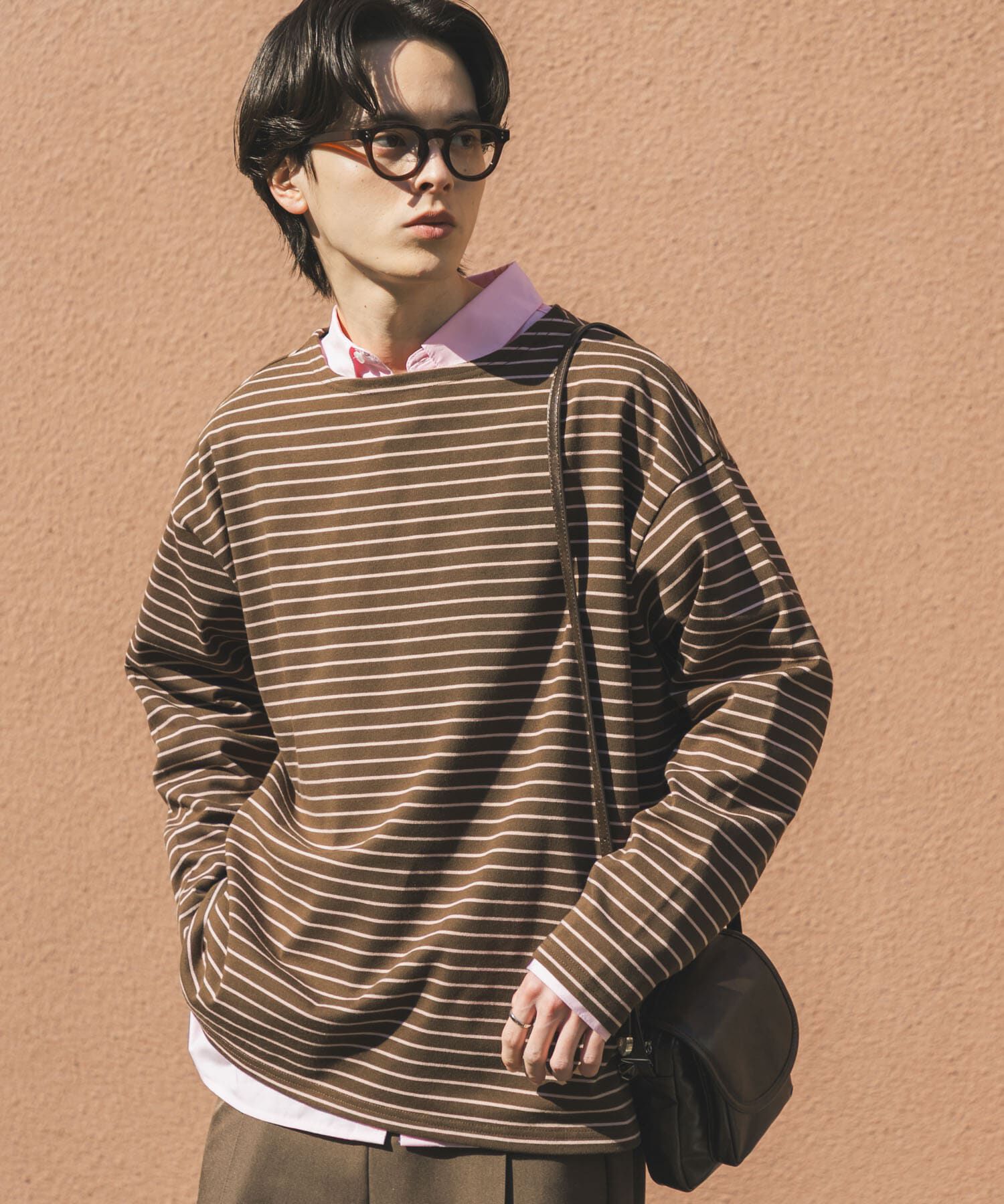 SENSE OF PLACE by URBAN RESEARCH「エクストラルーズバスクシャツ」|Tシャツ・カットソー|