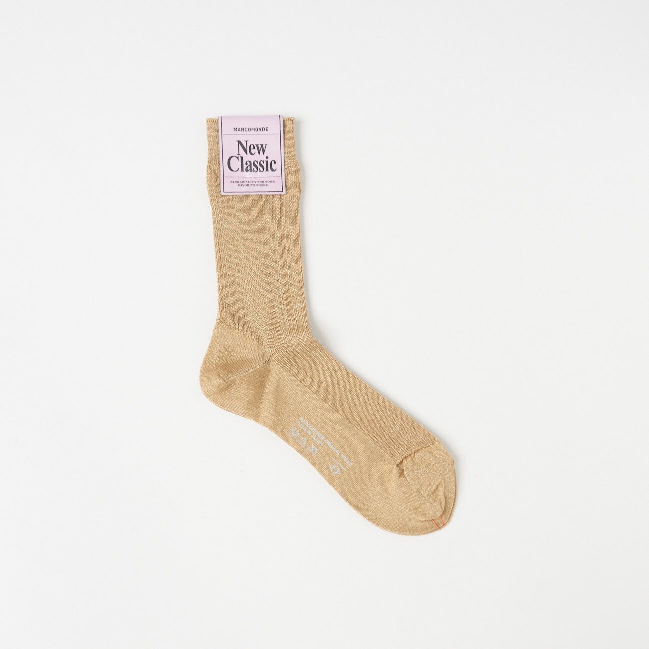  「MARCOMONDE LAME SOCKS」|ソックス|ゴールド