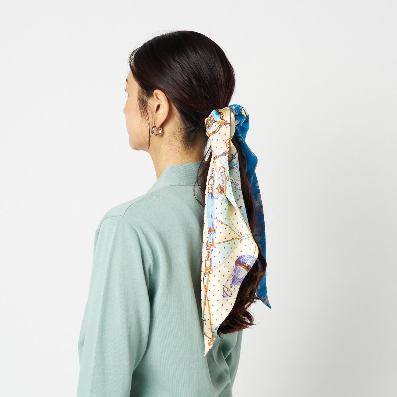  「manipuri DIAMOND SCARF」|マフラー|