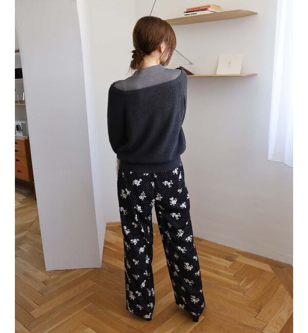 le.coeur blanc「レイヤードライクニットプルオーバー」|ニット・セーター|