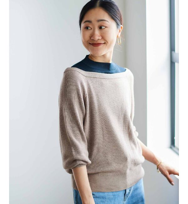 le.coeur blanc「レイヤードライクニットプルオーバー」|ニット・セーター|