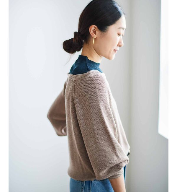 le.coeur blanc「レイヤードライクニットプルオーバー」|ニット・セーター|