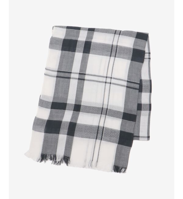  「《手洗い可能》チェックストール」|ストール|