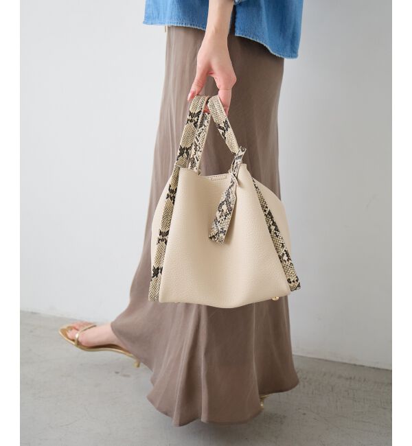  「3setソフトレザー調バッグ」|トートバッグ|ｱｲﾎﾞﾘｰ柄