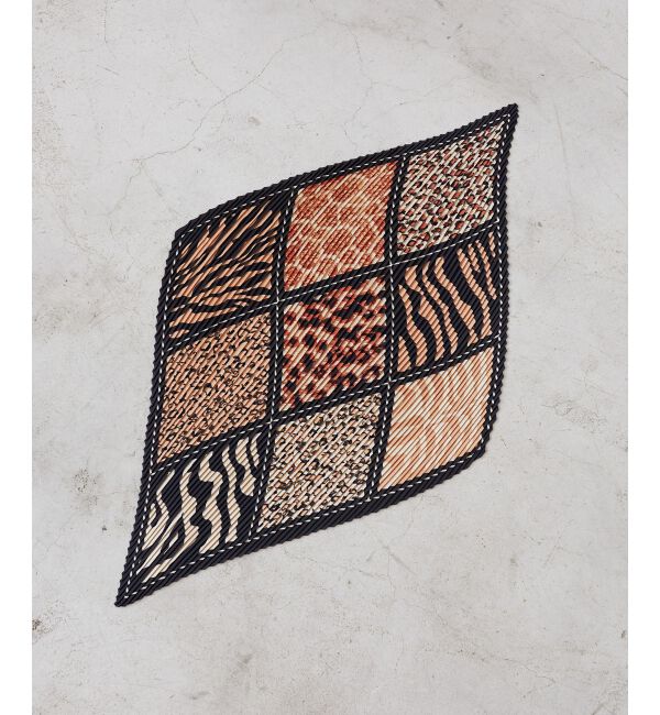  「《WEB限定アイテム》アニマルプリントプリーツスカーフ」|バンダナ・スカーフ|