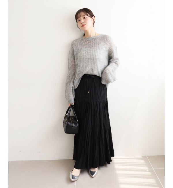  「《手洗い可能》エアータンブラーランダムプリーツスカート」|スカート|