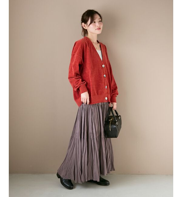  「《手洗い可能》エアータンブラーランダムプリーツスカート」|スカート|