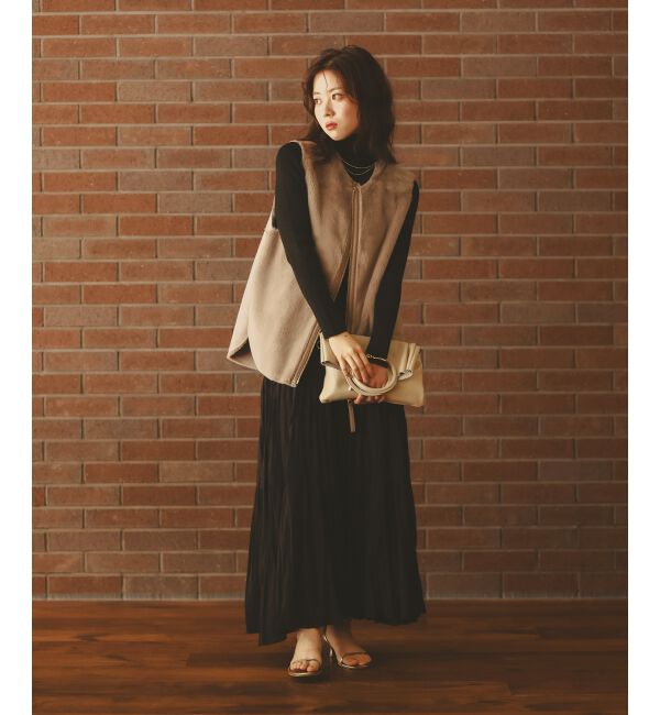  「《手洗い可能》エアータンブラーランダムプリーツスカート」|スカート|