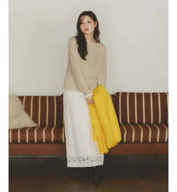  「《WEB限定アイテム》ビッグフリンジストール」|ストール|