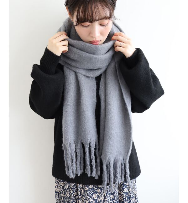  「《WEB限定アイテム》ビッグフリンジストール」|ストール|