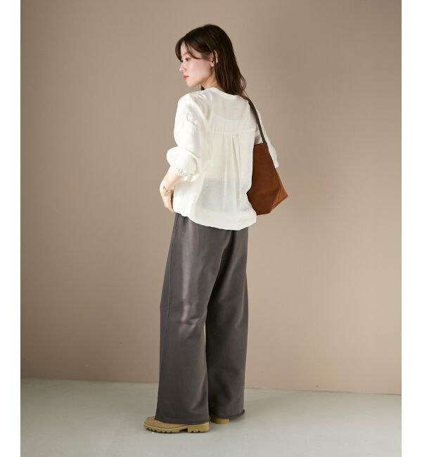  「《手洗い可能》ヴィンテージライクドロストブラウス」|シャツ・ブラウス|