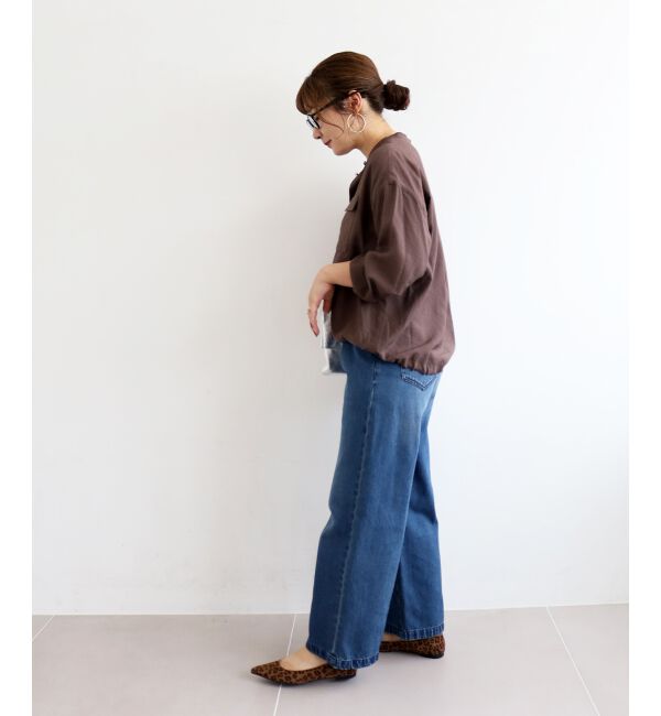  「《手洗い可能》ヴィンテージライクドロストブラウス」|シャツ・ブラウス|